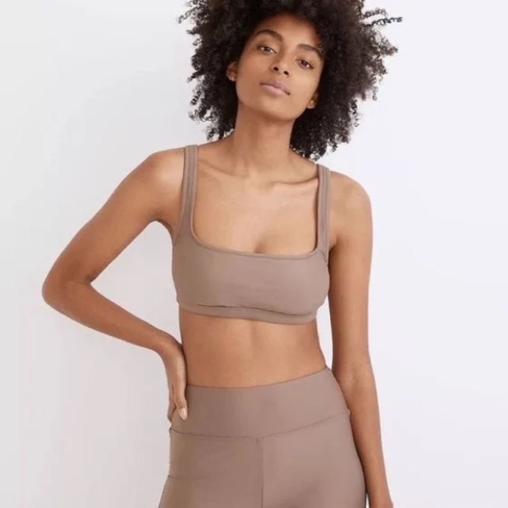 NWT Madewell Second Wave Balconette Bikini Top - castle rock